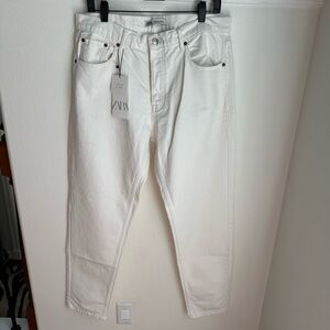 NWT Men’s Zara White Jeans “90s Slim” Size 34
